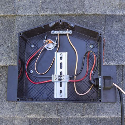 solar junction box types|solar panel roof junction box.